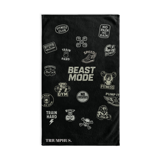 Beast Mode GYM Towel - Motivational Gym Accessory for Workout Enthusiasts