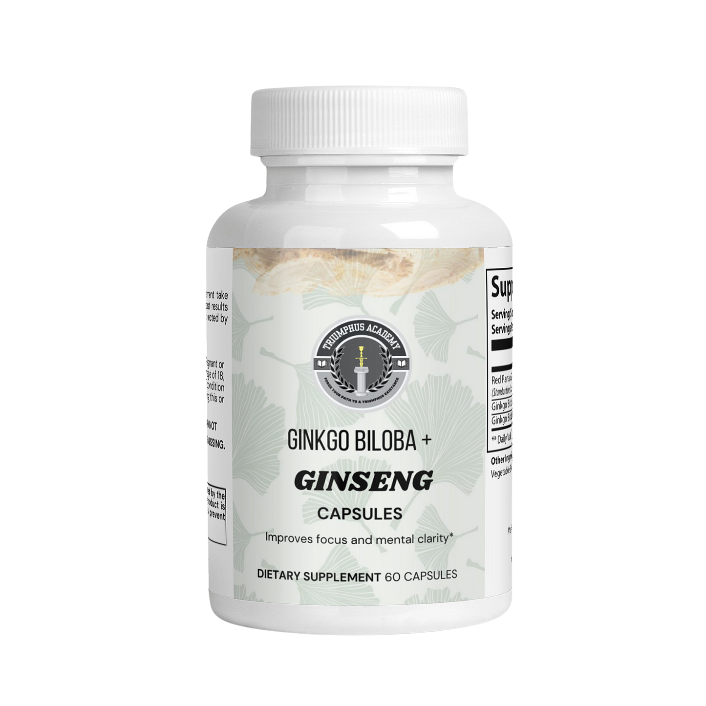 Ginkgo Biloba Ginseng Improve Focus and productivity Triumphus academy 